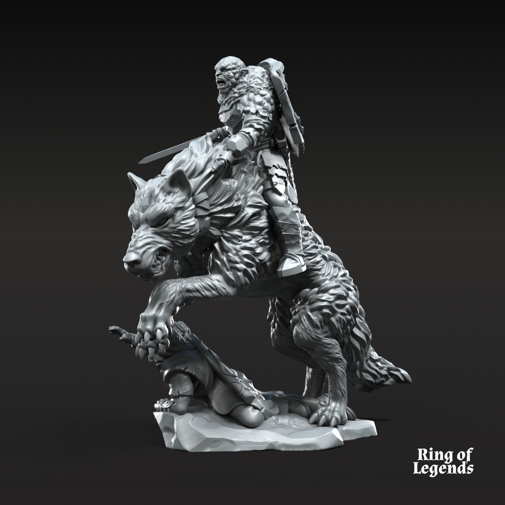Kovrog, Orc Lord Commander ft and mtd