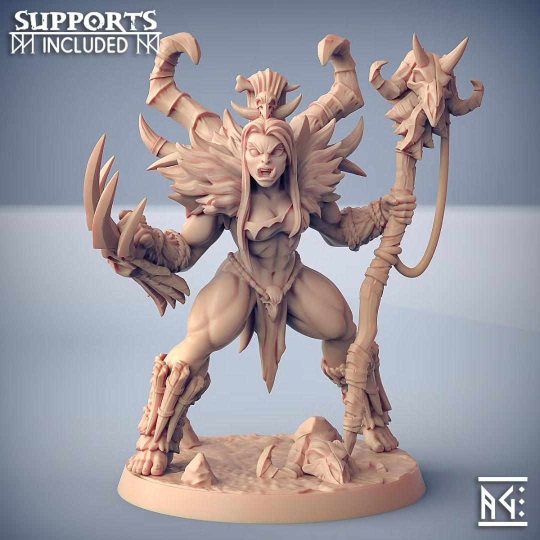 Orc Barbarians - Vesdra the Shaman