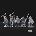 5x Antorcha y escudo opcional - Saqueadores de Fellmount