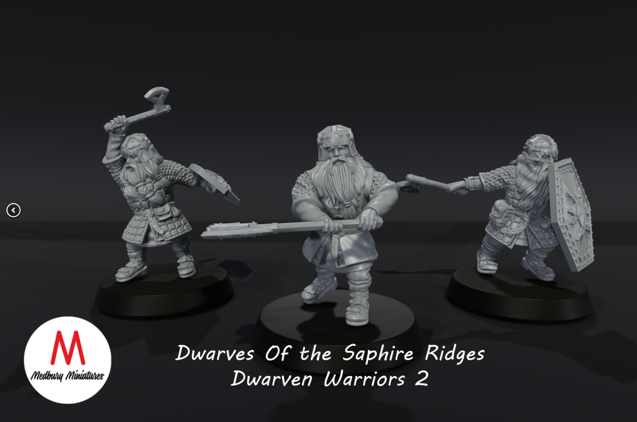 Dwarves of the Saphire Ridges Dwarf Warriors 2