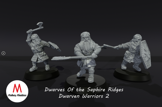 Dwarves of the Saphire Ridges Dwarf Warriors 2