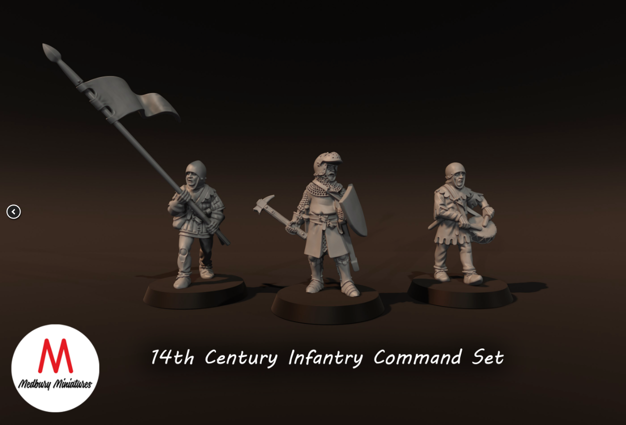 14th Century Infantry Command Set