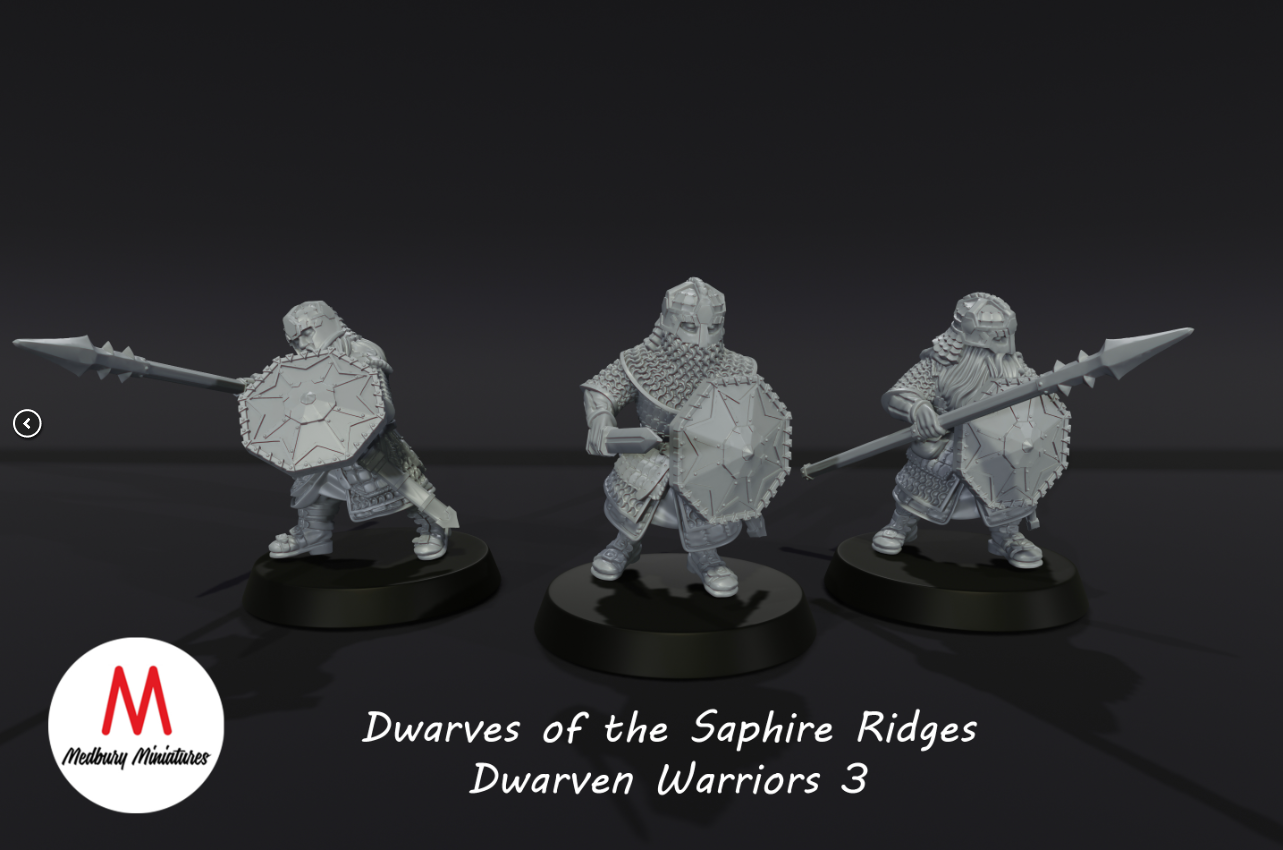 Dwarves of the Saphire Ridges Dwarf Warriors 3