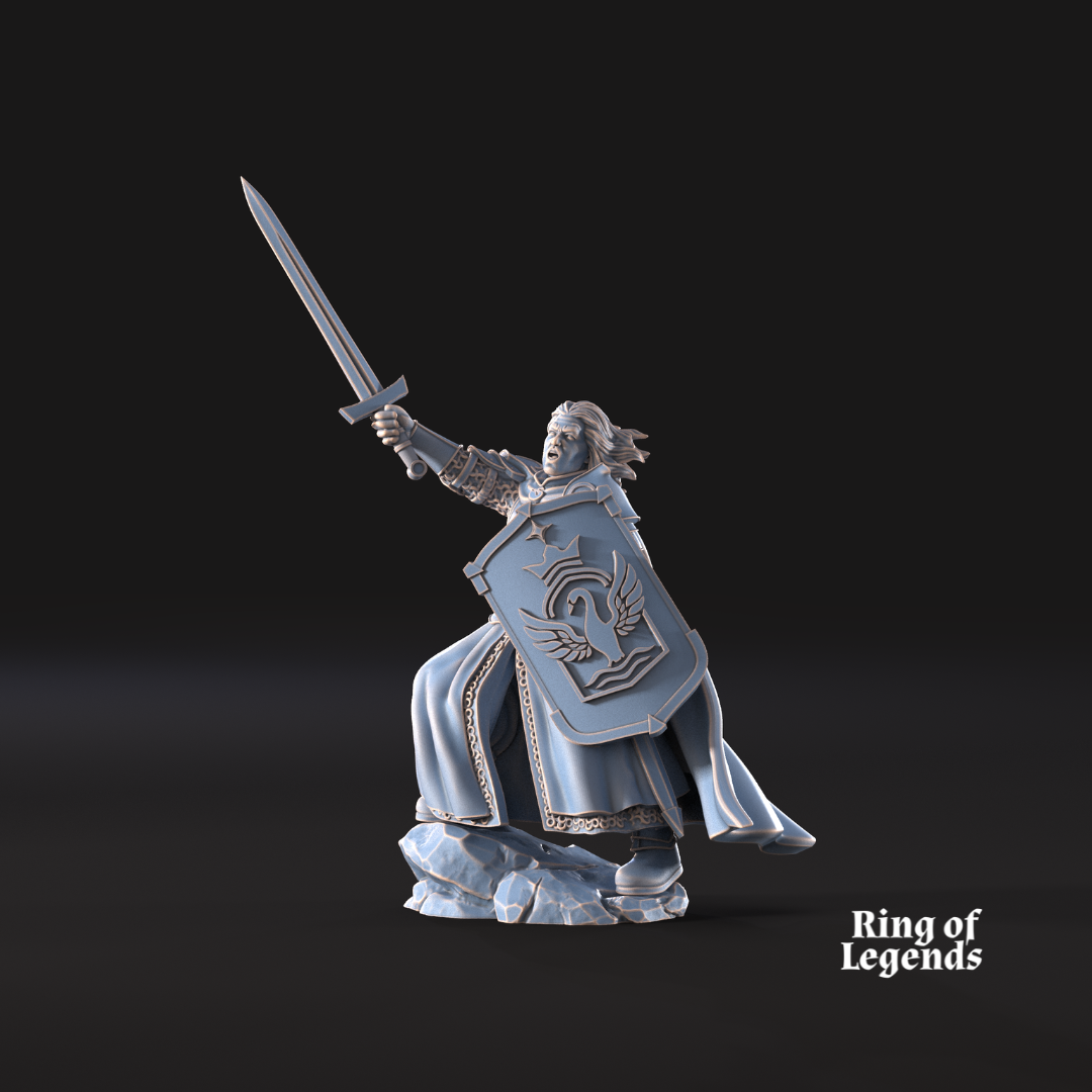 Capitán guerrero cisne - Cisne blanco