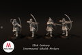 13th Century Unarmoured Whelsh Archers