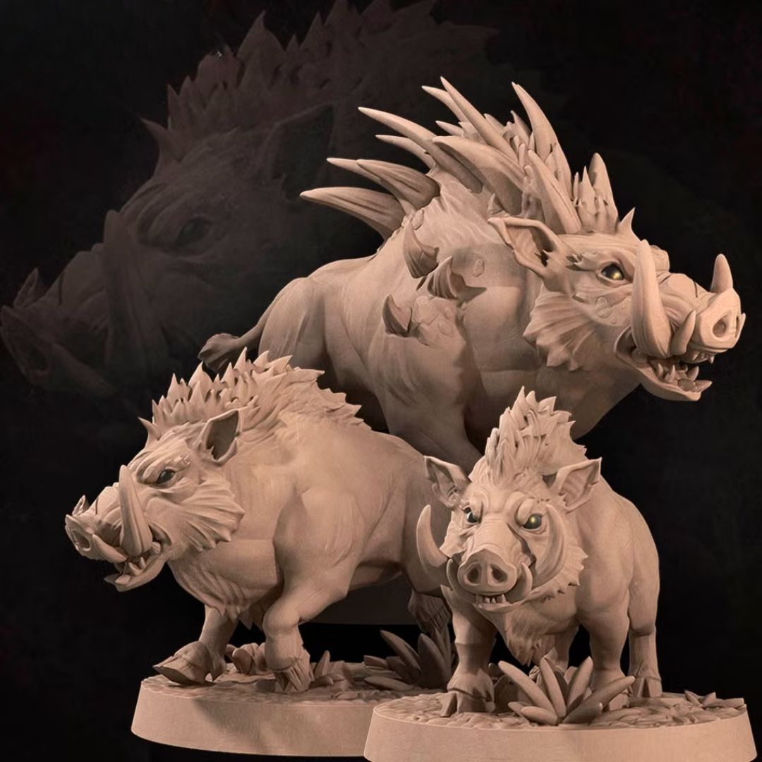 Barrens - Boars (3 Minis)
