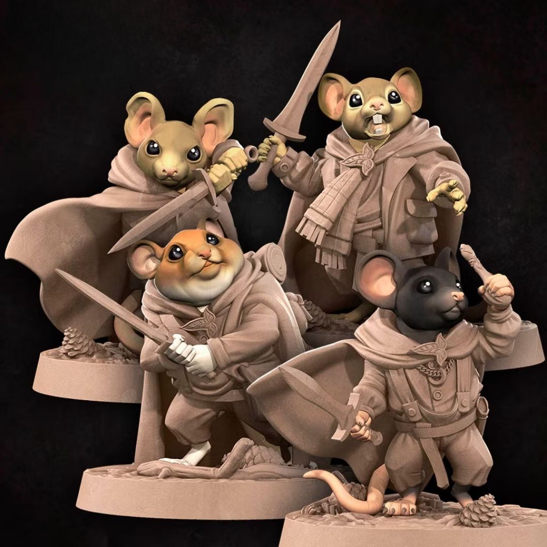 Mousefolk Explorers (4 Minis)