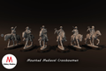 Mounted Medieval Crossbowmen