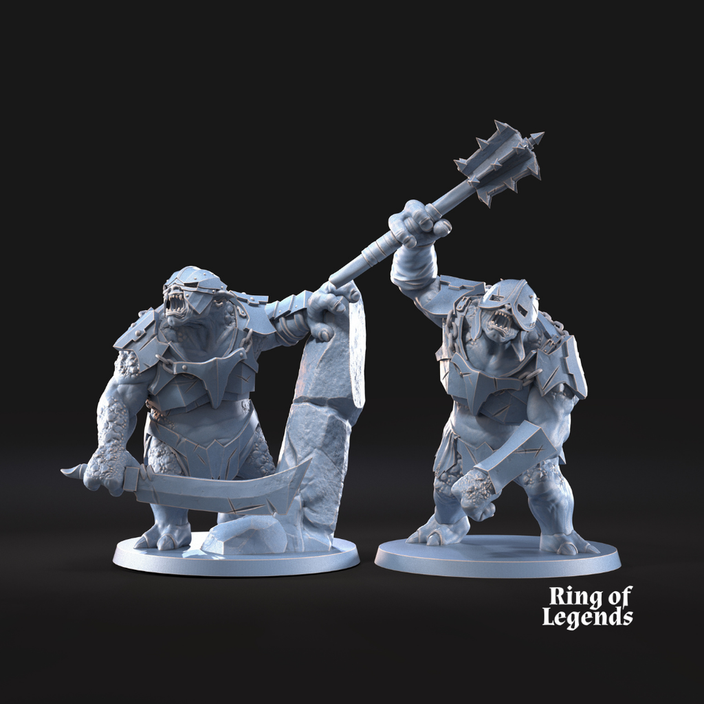 2x Trols Morlok - Ciudad Oscura de Morlok