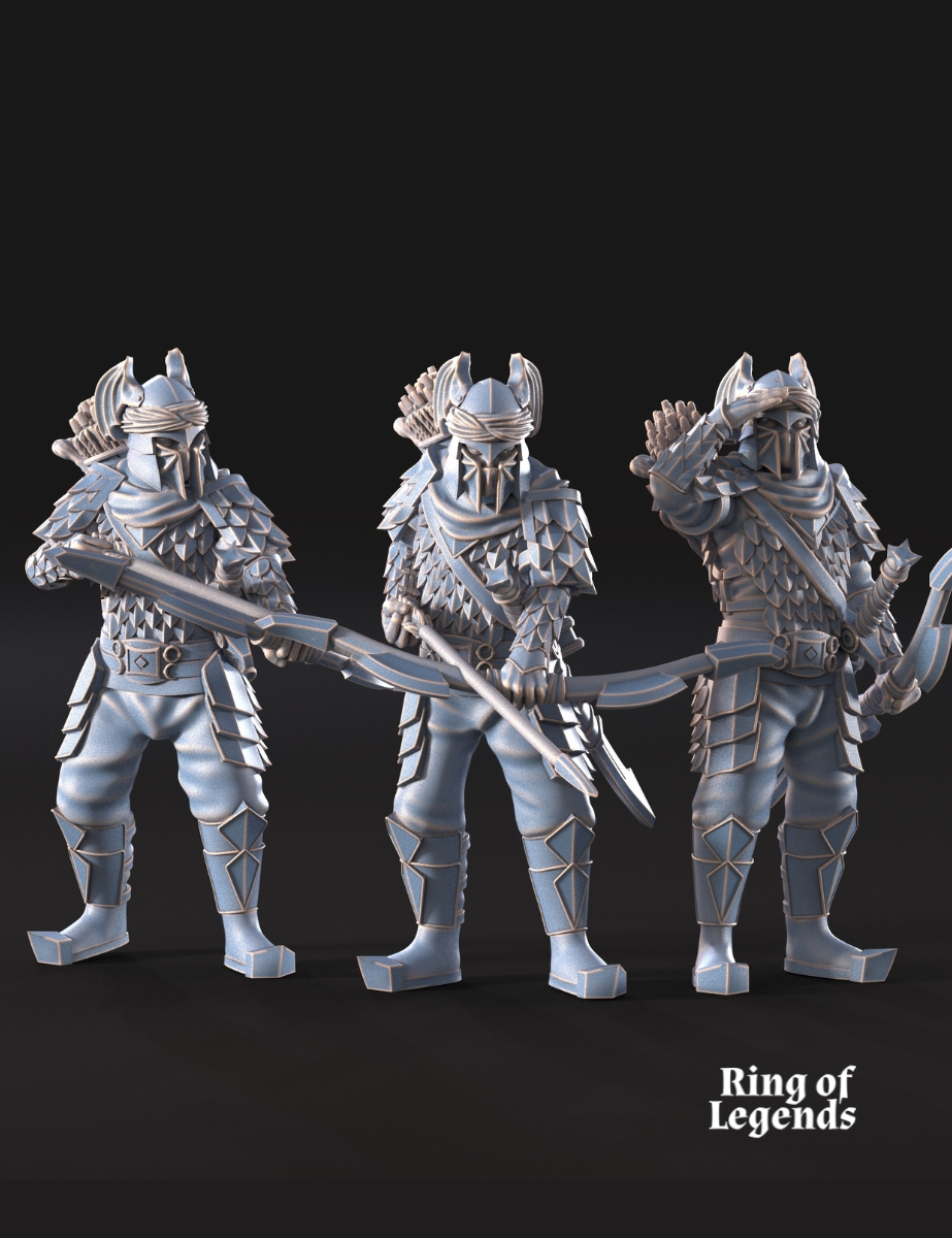 Ejército del Dragón - 6x Arqueros