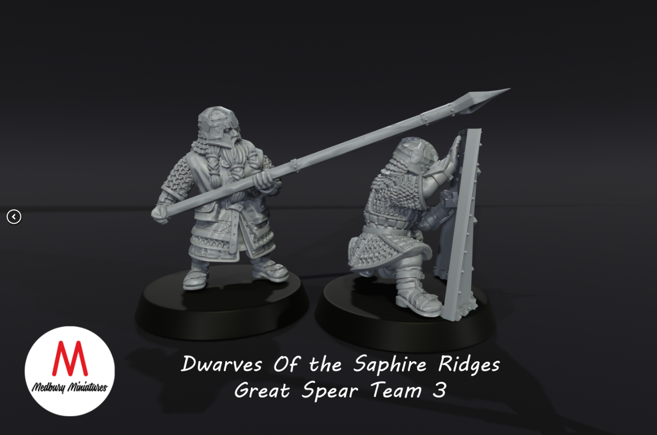 Dwarves of the Saphire Ridges Great Shield Team 3