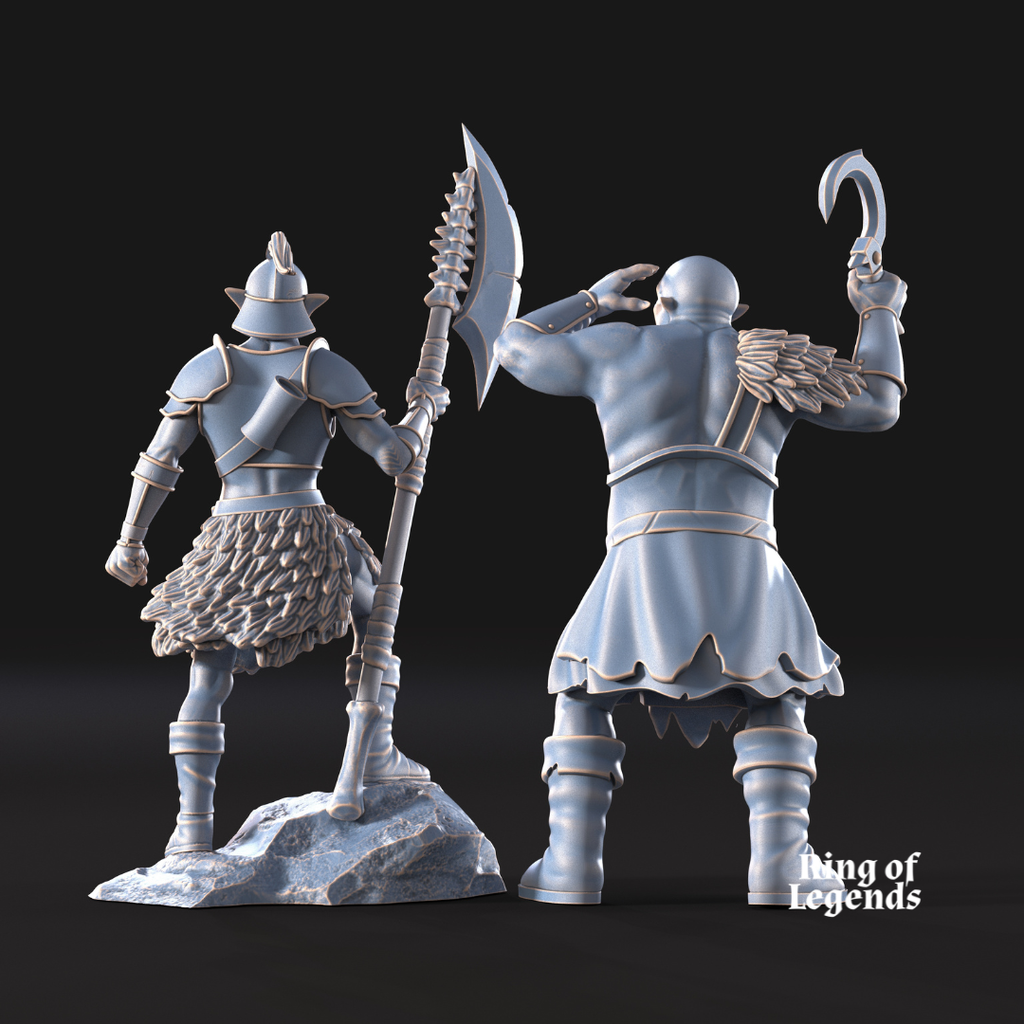 2x Shall & Krot. Capitanes orcos - Merodeadores de Fellmount
