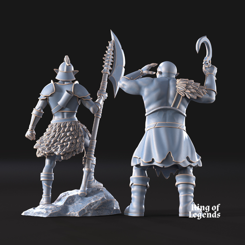 2x Shall & Krot. Capitanes orcos - Merodeadores de Fellmount