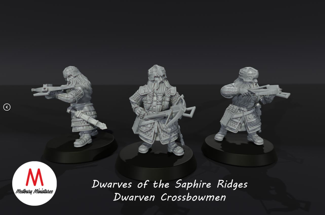 Dwarves of the Saphire Ridges Dwarven Crossbowmen