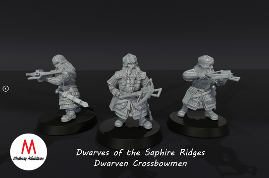 Dwarves of the Saphire Ridges Dwarven Crossbowmen
