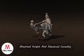 Mounted Knight And Skewered Casualty