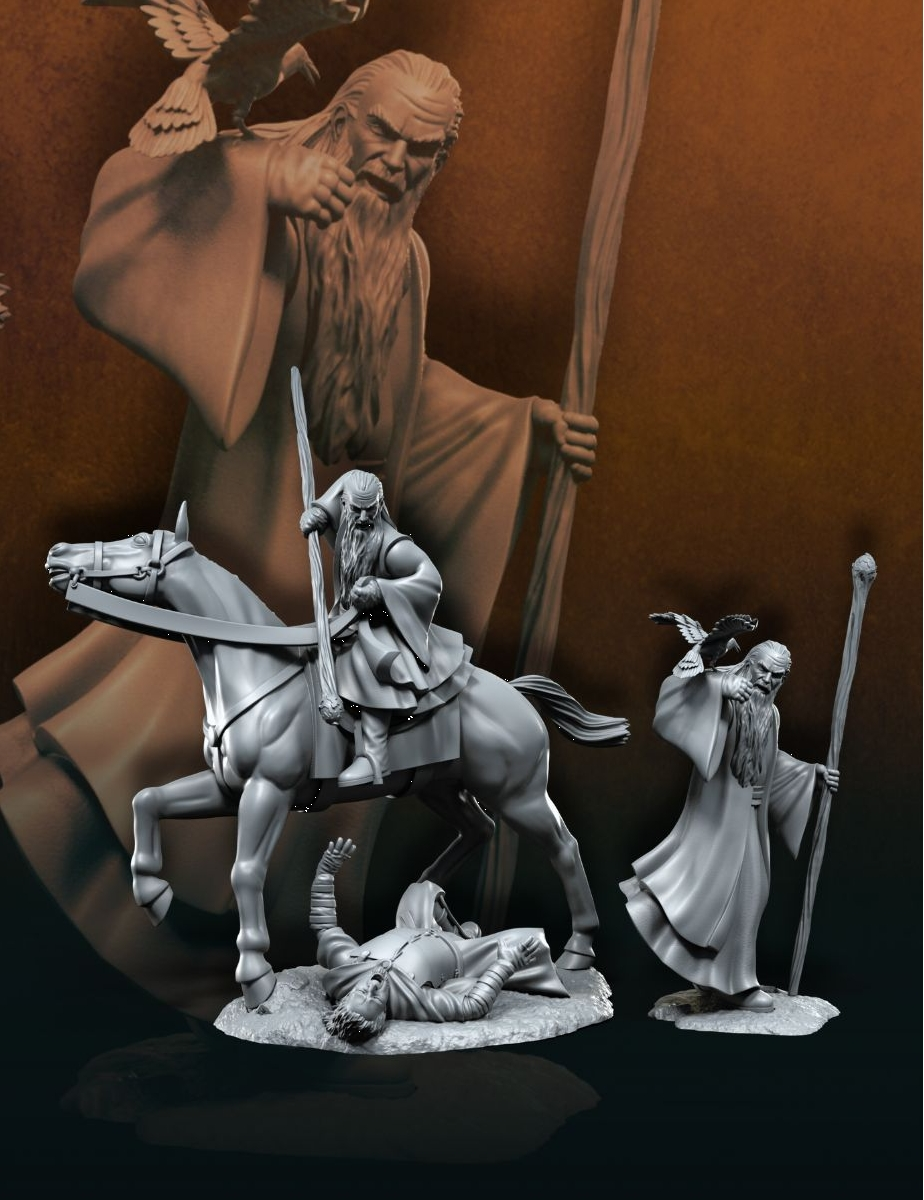Blood-Handed Mage foot and mtd