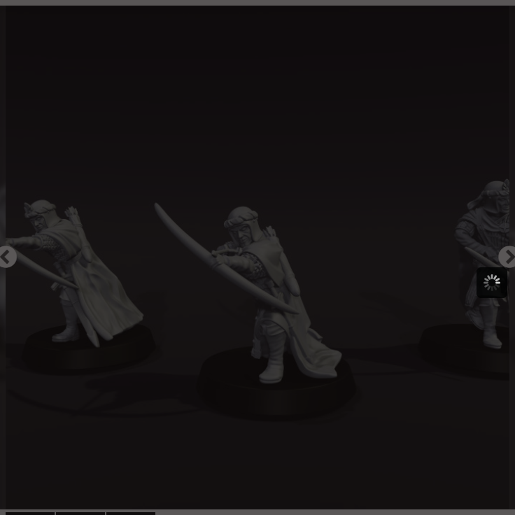 High Men Rangers with bows x3 (Presupported)