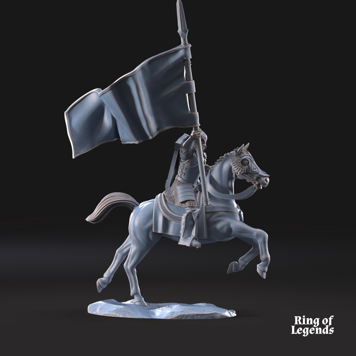 Estandarte montado del Castillo Gris