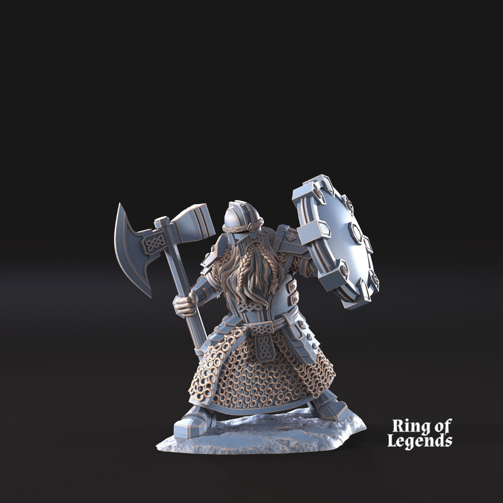 Command group: 1 captain, 1 banner, 1 horn | Kalak Dwarves