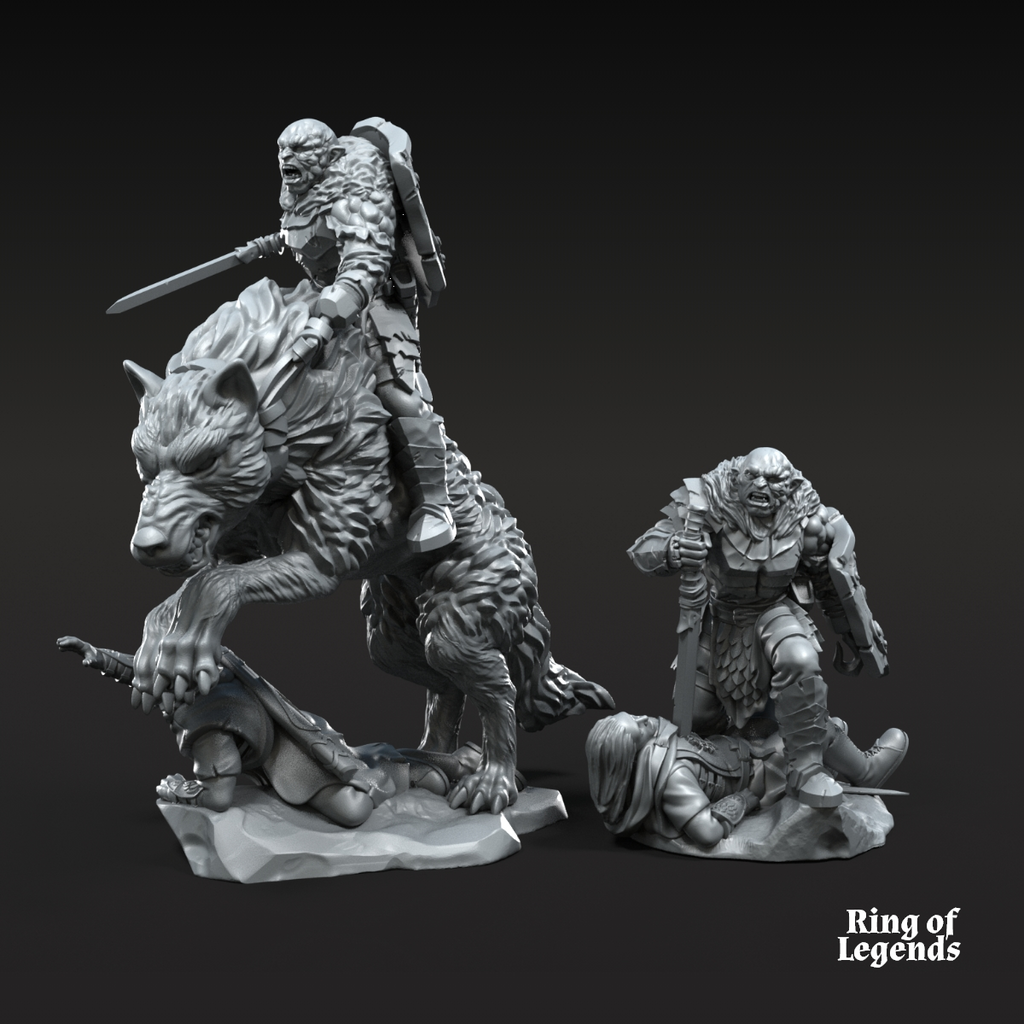 Kovrog, Orc Lord Commander ft and mtd