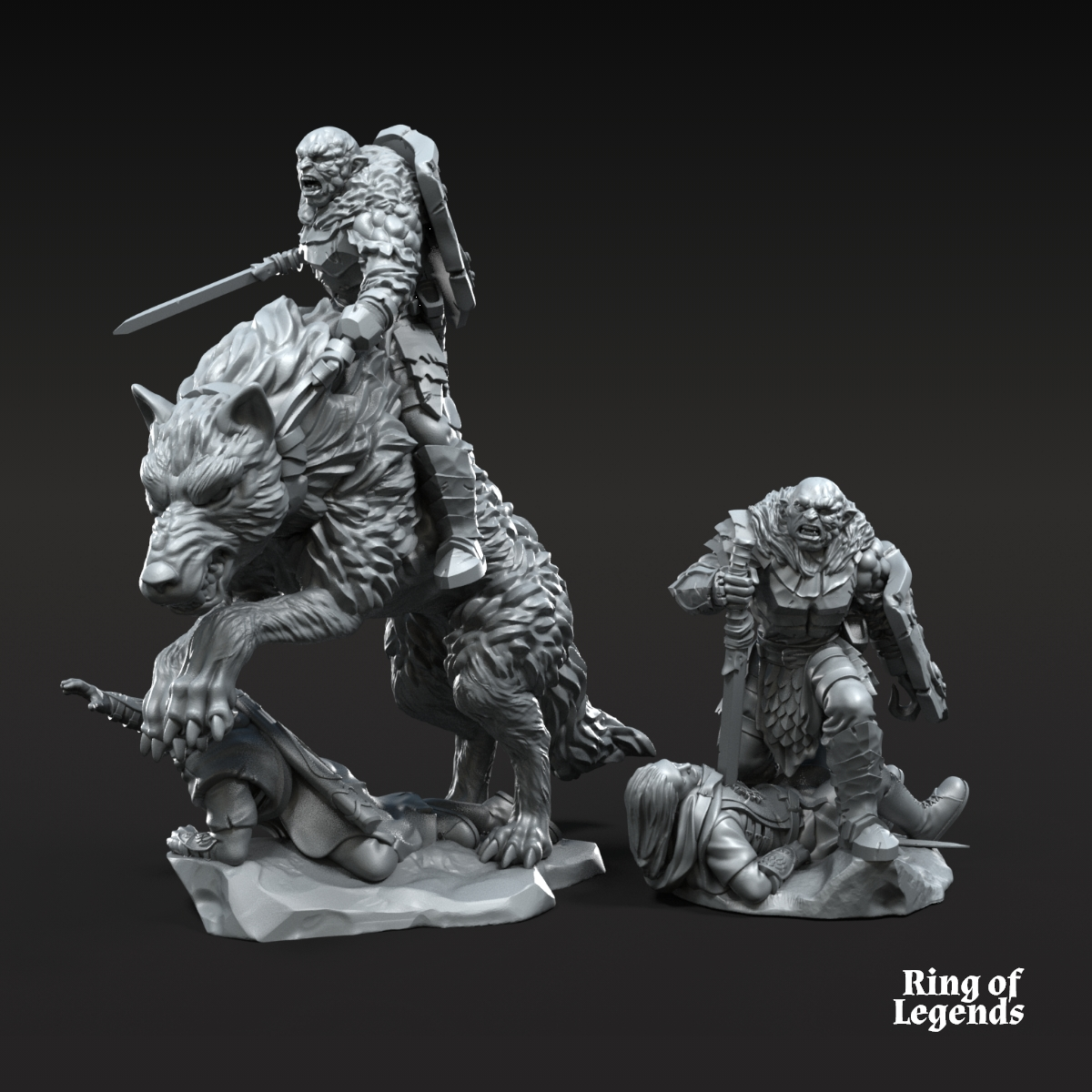 Kovrog, Orc Lord Commander ft and mtd