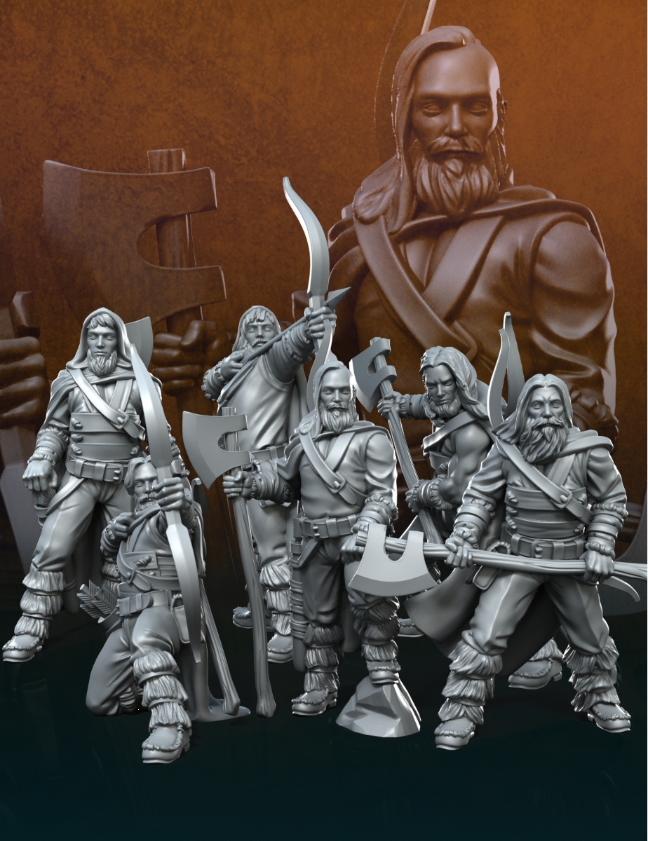 6x Bearmen on foot