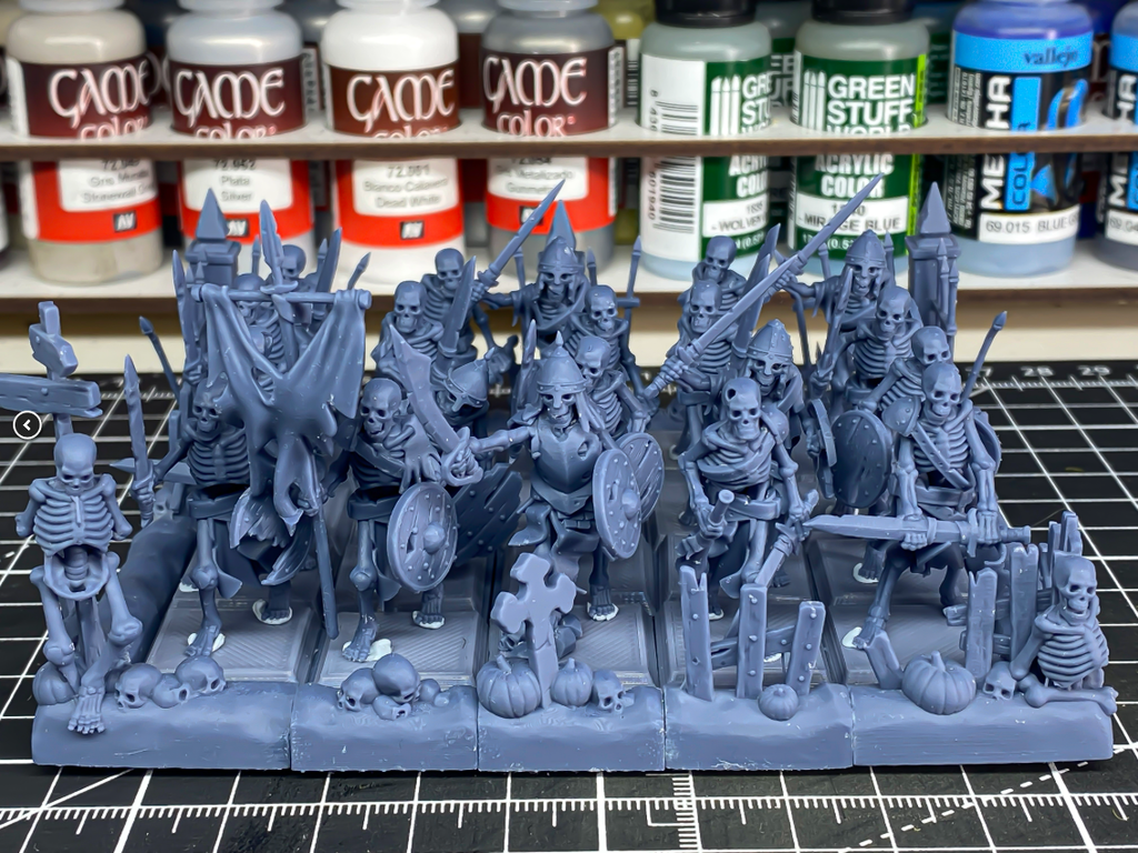 Skeleton Warriors with Swords Unit