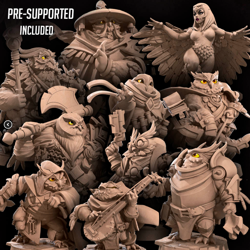 "Owlfolk"-Set   August 2023