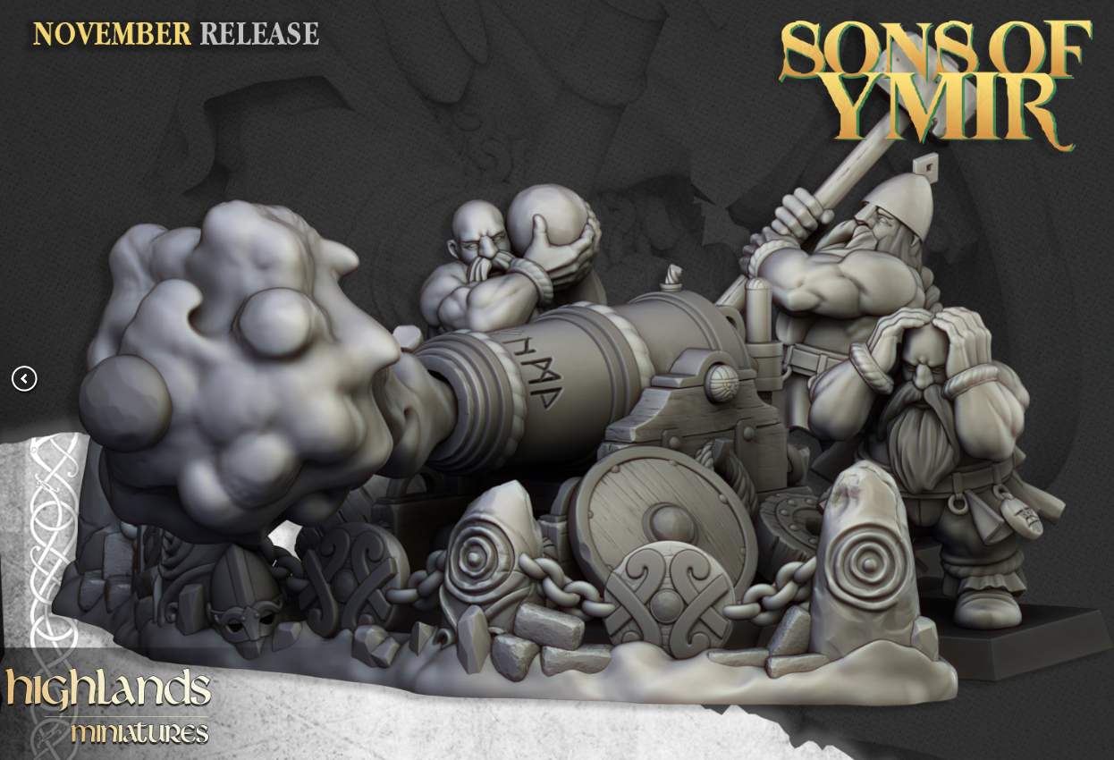 Dwarf Artillery Set