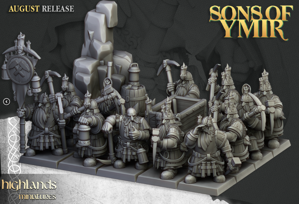Dwarves Miners Unit