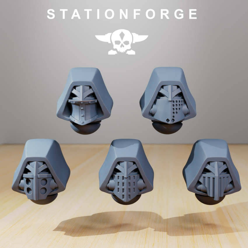 Armored Knight Heads V.2
