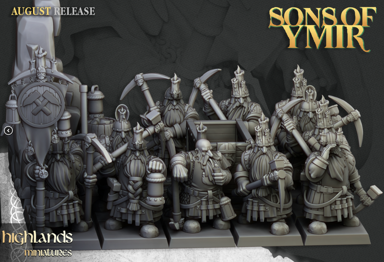 Dwarves Miners Unit