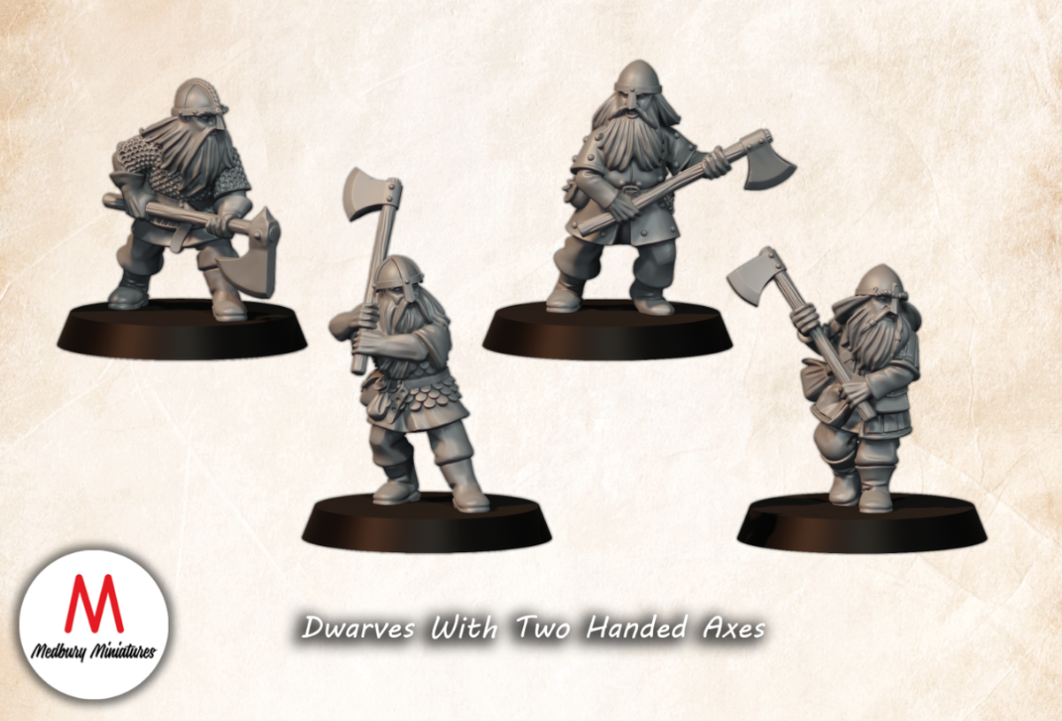Dwarves With Two Handed Axes