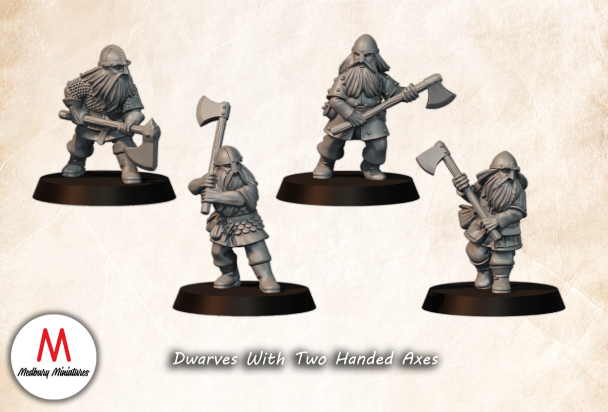 Dwarves With Two Handed Axes