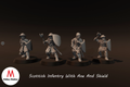 Scottish Infantry With Axe And Shield