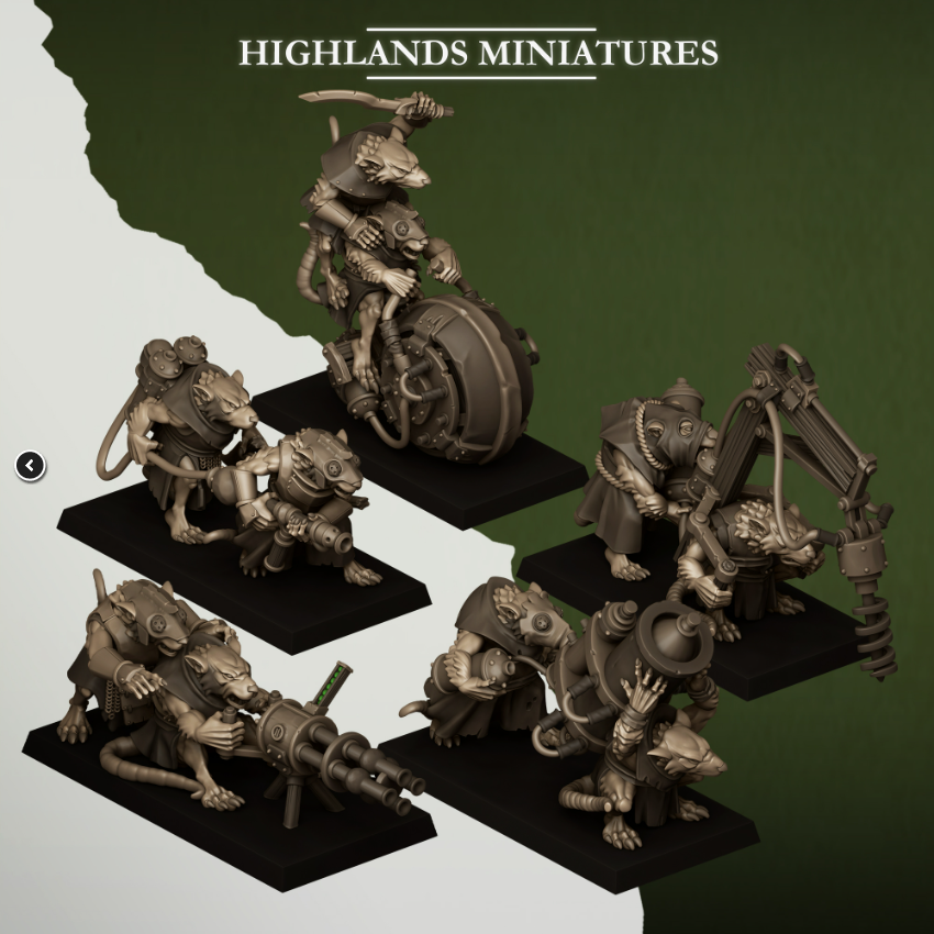 Sewer Vermin Heavy Weapons Teams