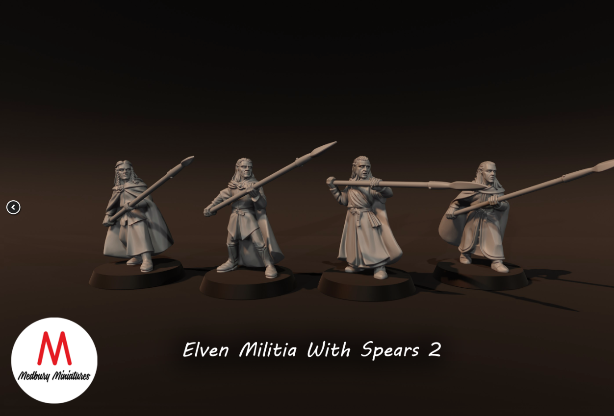 Elven Militia With Spears 2