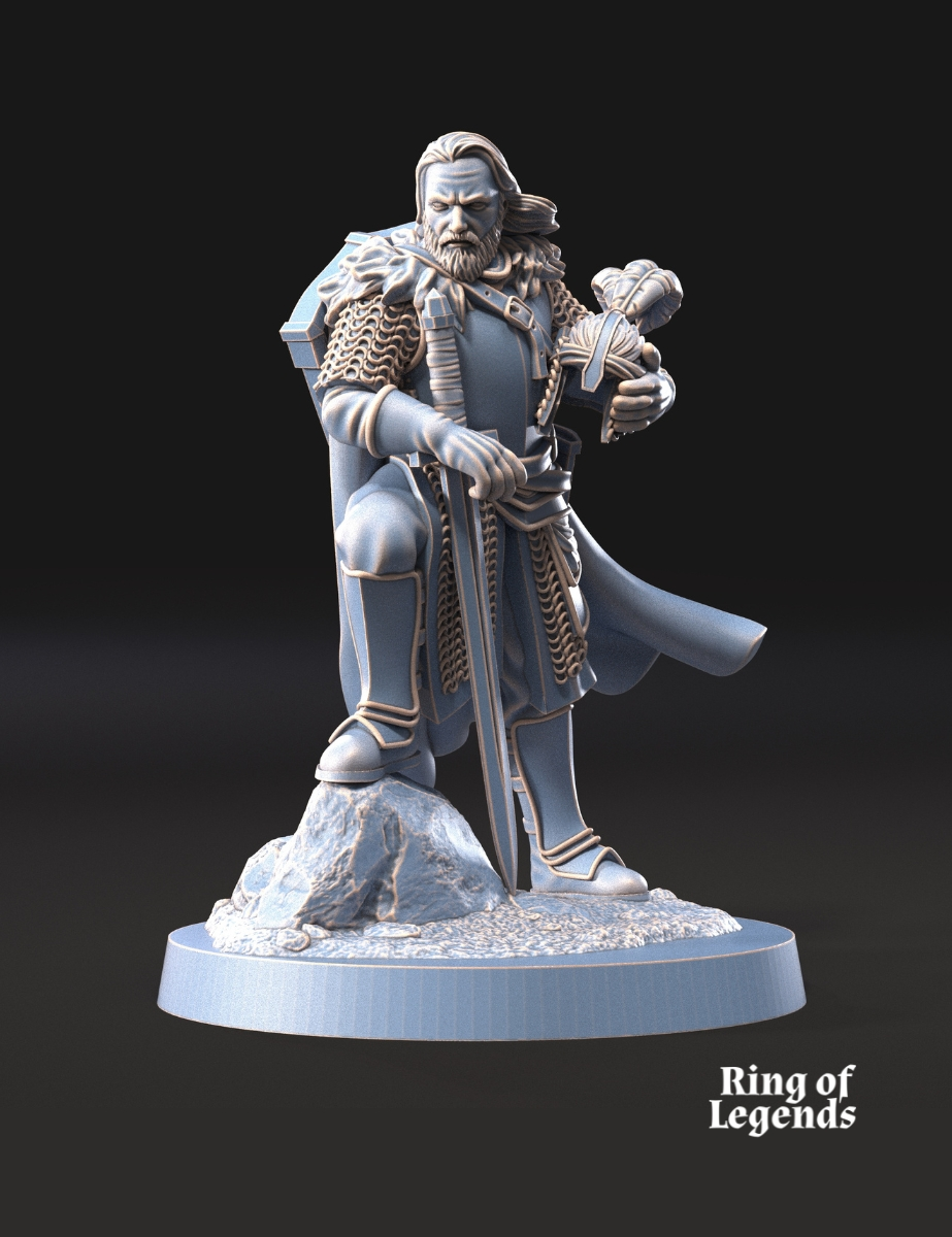 North Warrior Captain with Spear Shield