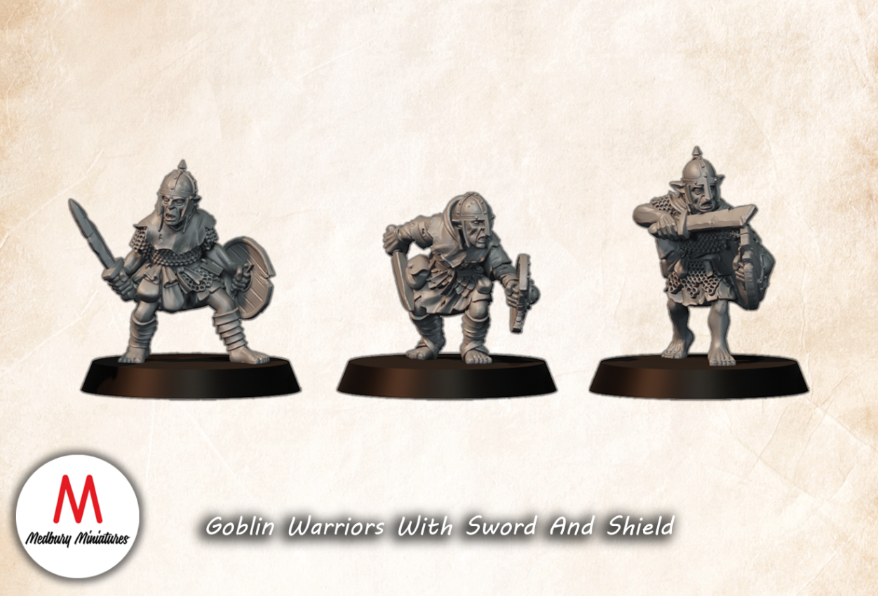 Goblin Warriors With Sword And Shield