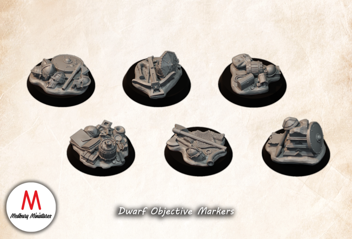 Dwarven Objective Markers