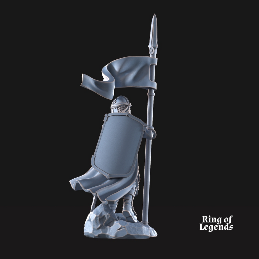 North Humans Command Group (Captain and Standard Bearer)
