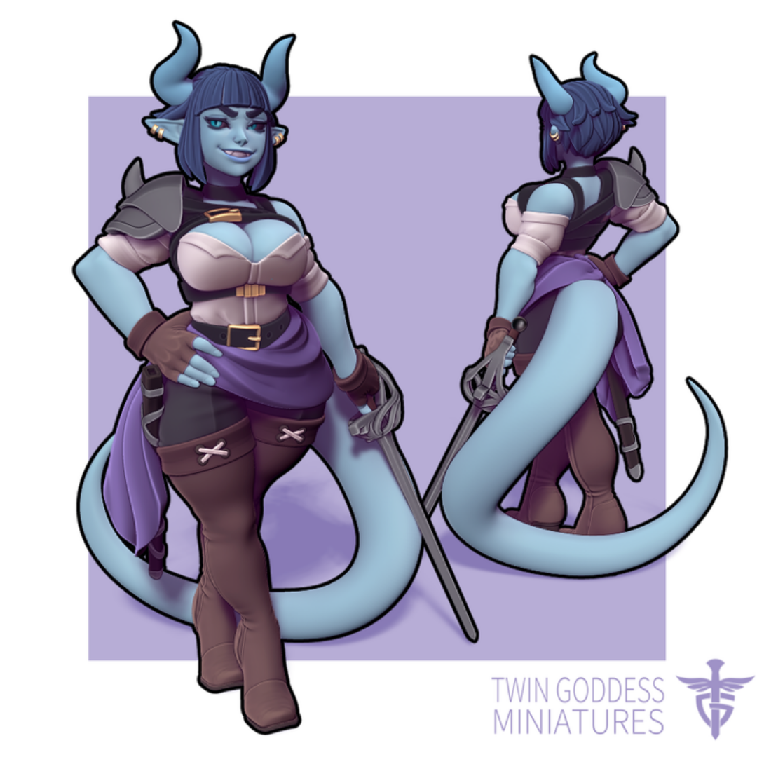 Rina la Duelista Tiefling