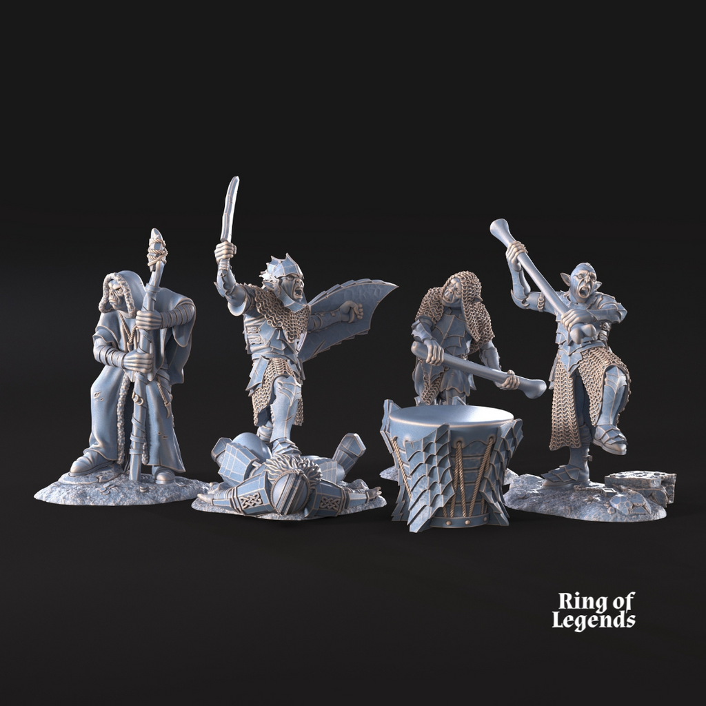 3x Grupo de Mando | Goblins de la Cueva