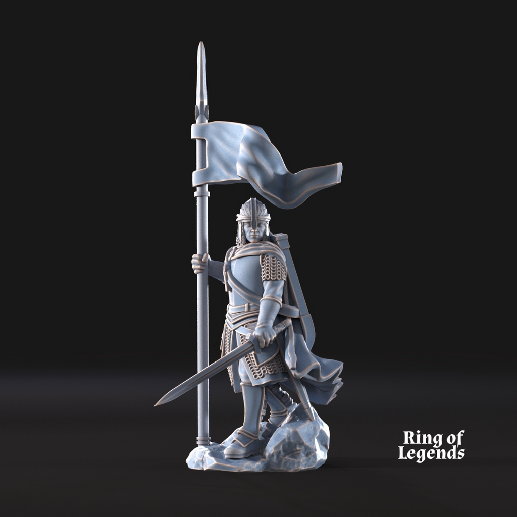 North Humans Command Group (Captain and Standard Bearer)