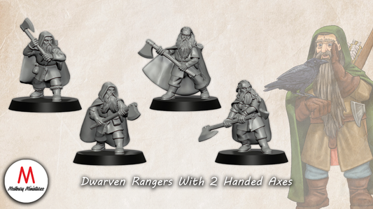 Dwarven Rangers With 2 Handed Axes