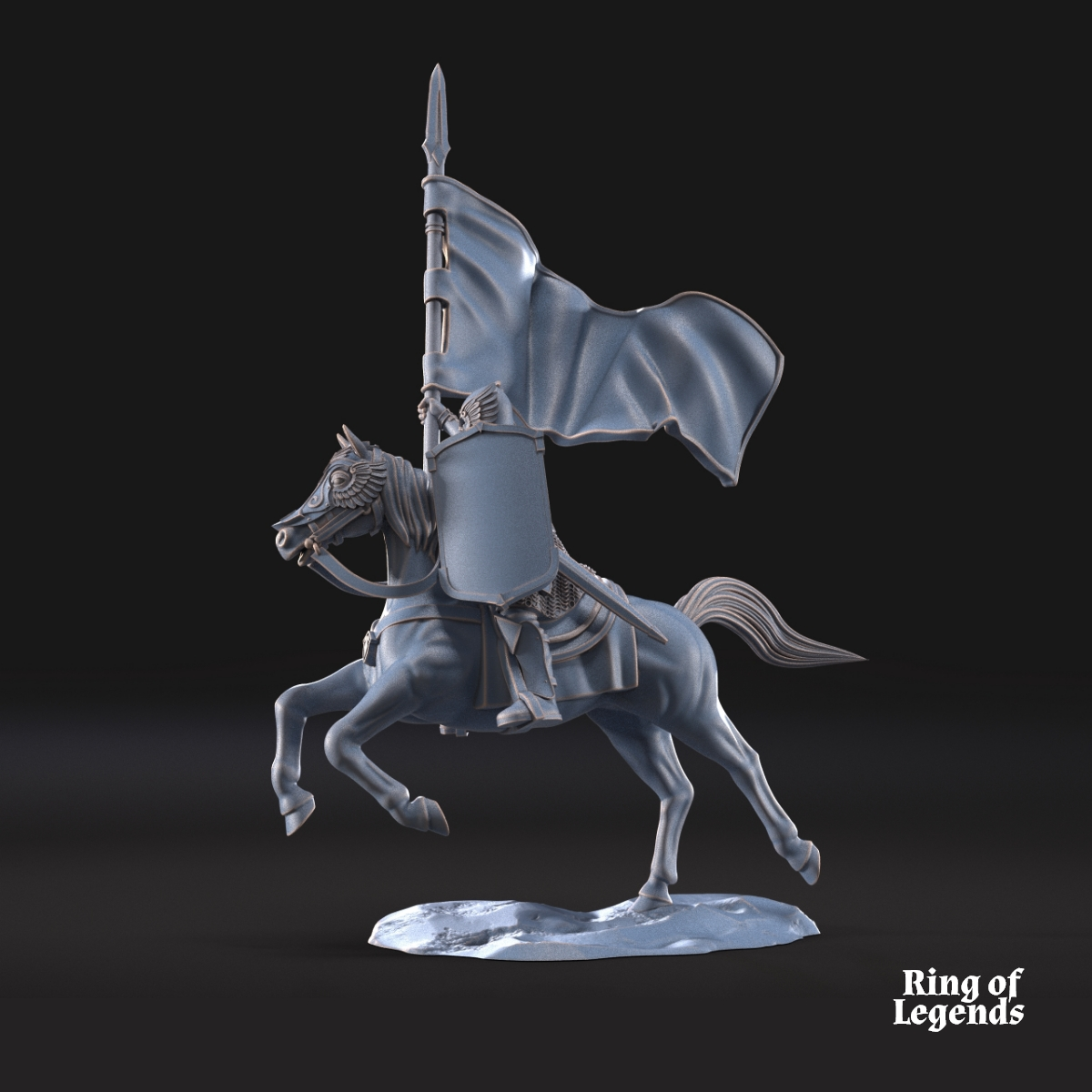 Estandarte montado del Castillo Gris