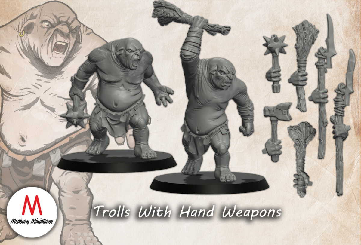 Trolls With Hand Weapons