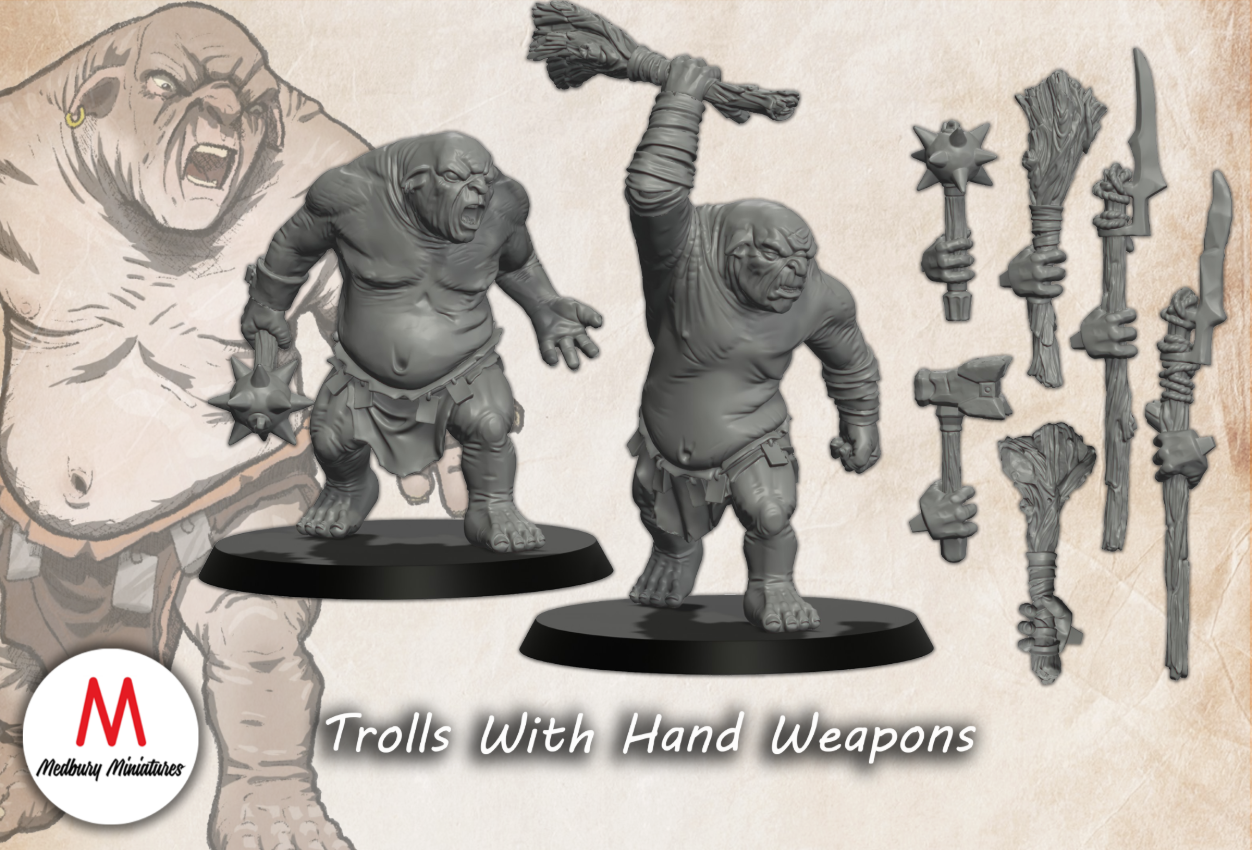 Trolls With Hand Weapons