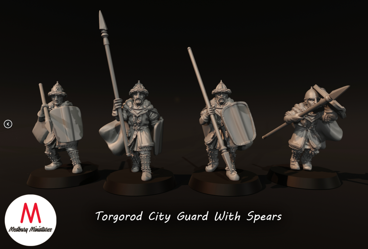 Torgorod City Guard With Spears